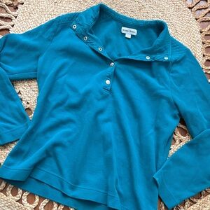 Studio Works Teal Button Down Shirt